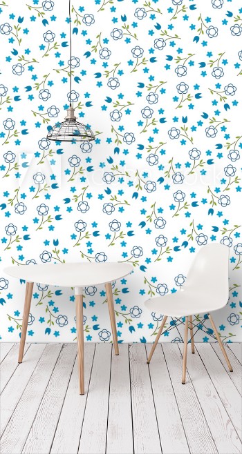 Picture of Small flowers seamless pattern